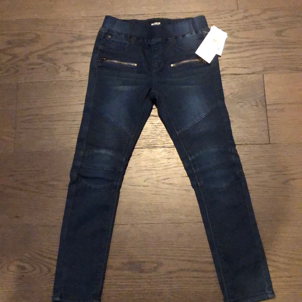Hudson Kids Skinny Moto Pull-On Jeans